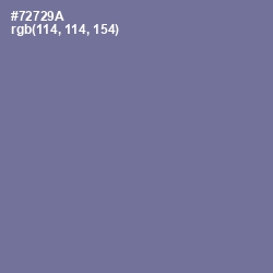 #72729A - Waterloo  Color Image