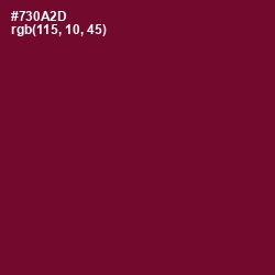 #730A2D - Black Rose Color Image