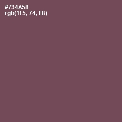 #734A58 - Ferra Color Image