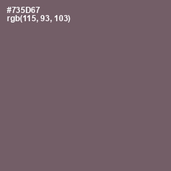 #735D67 - Scorpion Color Image