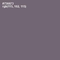 #736673 - Old Lavender Color Image