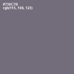 #736C7B - Fedora Color Image