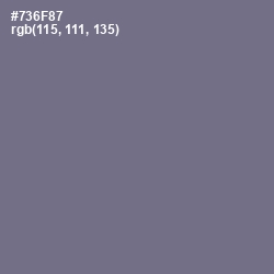 #736F87 - Rum Color Image