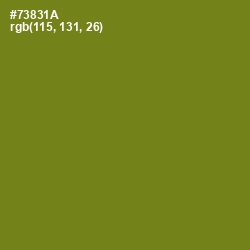 #73831A - Trendy Green Color Image