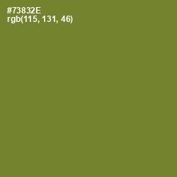 #73832E - Wasabi Color Image