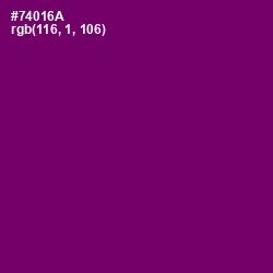 #74016A - Pompadour Color Image