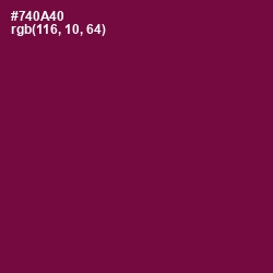 #740A40 - Pompadour Color Image