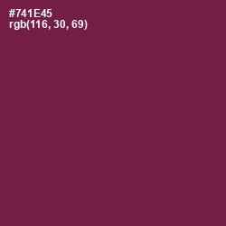 #741E45 - Pompadour Color Image