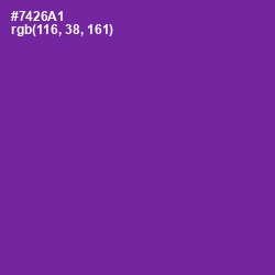 #7426A1 - Royal Purple Color Image