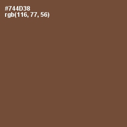 #744D38 - Old Copper Color Image