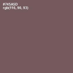 #745A5D - Russett Color Image