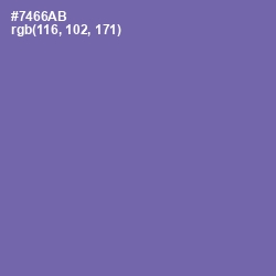 #7466AB - Deluge Color Image