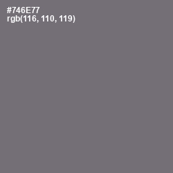 #746E77 - Fedora Color Image