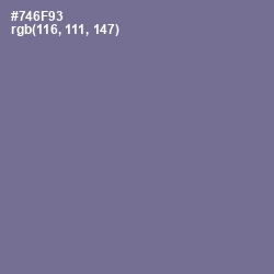 #746F93 - Kimberly Color Image