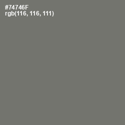 #74746F - Limed Ash Color Image