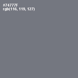 #74777F - Boulder Color Image