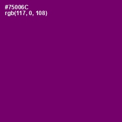 #75006C - Pompadour Color Image