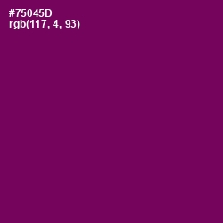 #75045D - Pompadour Color Image