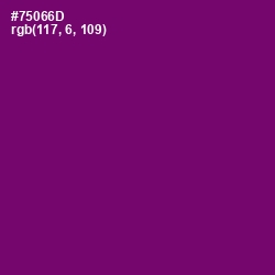 #75066D - Pompadour Color Image