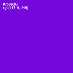 #7509DB - Purple Heart Color Image