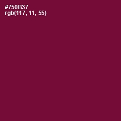 #750B37 - Siren Color Image