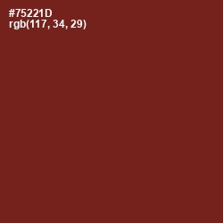 #75221D - Metallic Copper Color Image