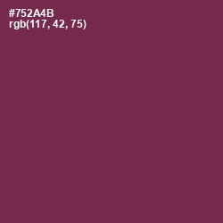 #752A4B - Tawny Port Color Image