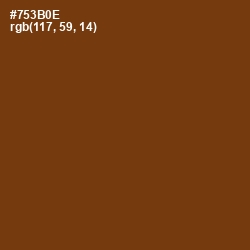 #753B0E - Red Beech Color Image