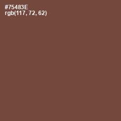 #75483E - Old Copper Color Image