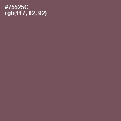 #75525C - Russett Color Image