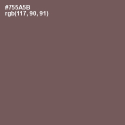 #755A5B - Russett Color Image
