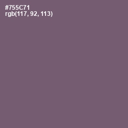 #755C71 - Salt Box Color Image