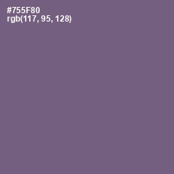#755F80 - Affair Color Image