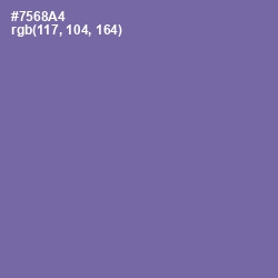 #7568A4 - Deluge Color Image