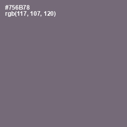#756B78 - Fedora Color Image
