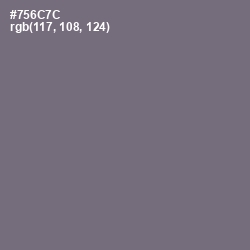 #756C7C - Fedora Color Image