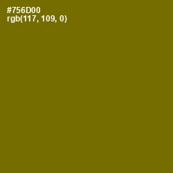 #756D00 - Yukon Gold Color Image