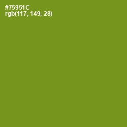 #75951C - Trendy Green Color Image