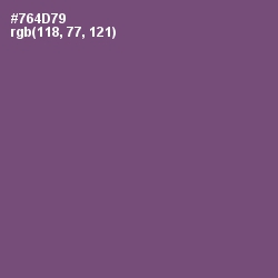 #764D79 - Salt Box Color Image