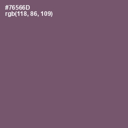 #76566D - Salt Box Color Image