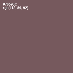 #76595C - Russett Color Image