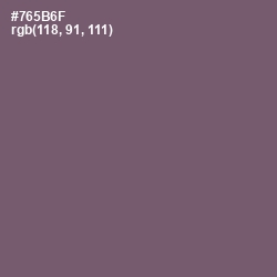 #765B6F - Salt Box Color Image