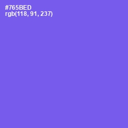 #765BED - Moody Blue Color Image