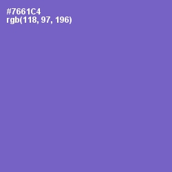 #7661C4 - Blue Marguerite Color Image