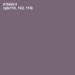 #766674 - Old Lavender Color Image