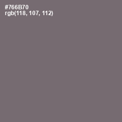 #766B70 - Fedora Color Image
