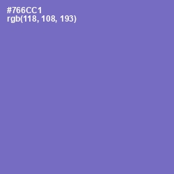 #766CC1 - Blue Marguerite Color Image