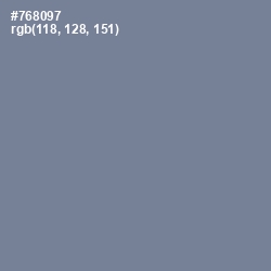 #768097 - Slate Gray Color Image