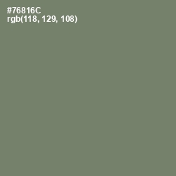 #76816C - Camouflage Green Color Image