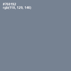 #768192 - Slate Gray Color Image